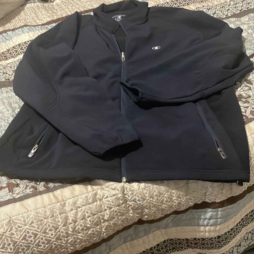 Navy blue champion jacket